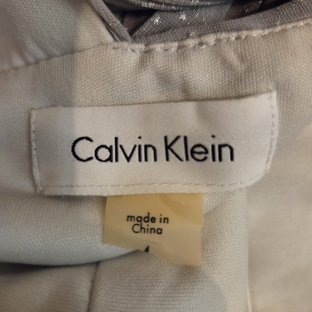 Calvin Klein Silver Maxi Dress - Picture 4 of 6